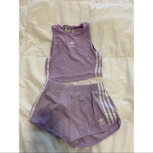 Adidas purple set